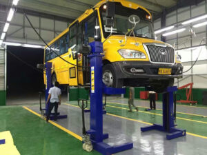 10 ton column lift for school bus